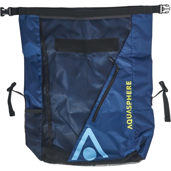 2024 Aquasphere 30L Gear Mesh Backpack SA2170401 - Marineblau / Black